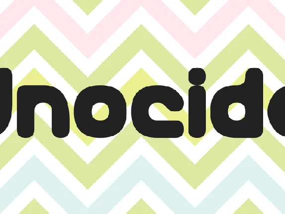 Unocide font