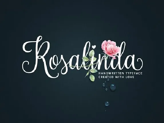 Rosalinda font