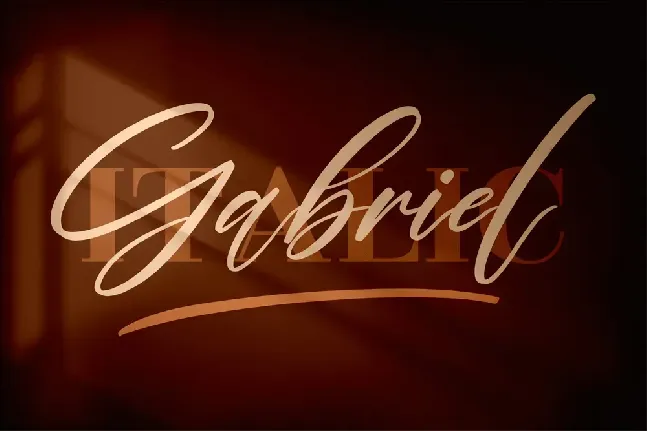 Gabriel font