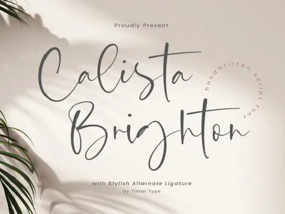 Calista Brighton font