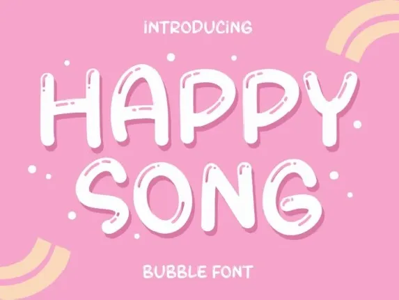 Happy Song font