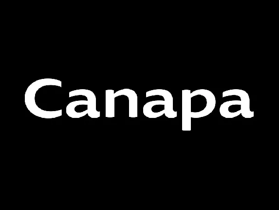 Canapa font