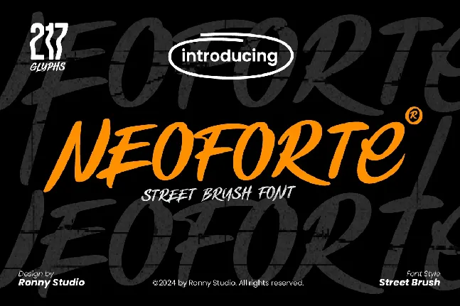 Neoforte DEMO font