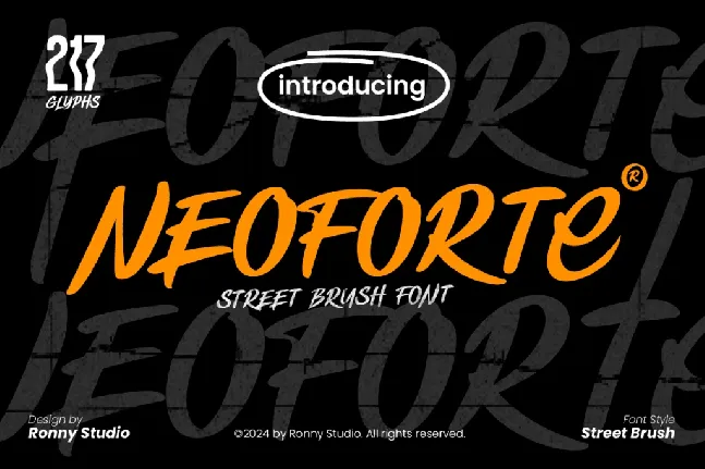 Neoforte DEMO font