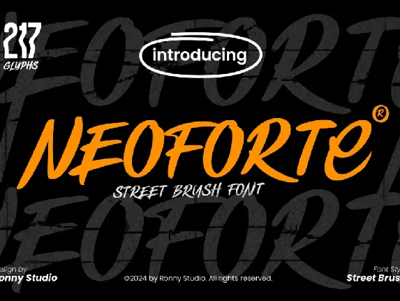 Neoforte DEMO font