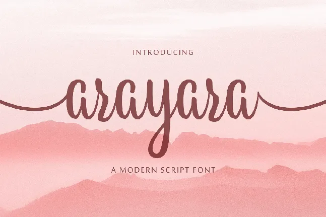 Arayara font