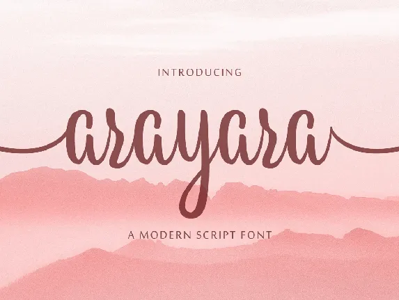 Arayara font