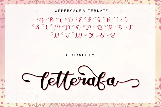 sweet christmas - Personal Use font