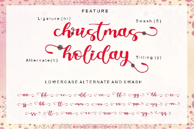 sweet christmas - Personal Use font