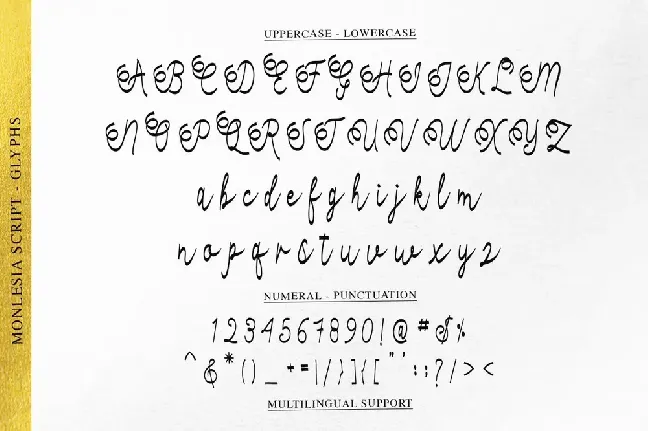 Monlesia font