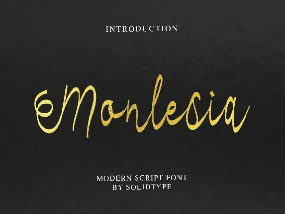 Monlesia font