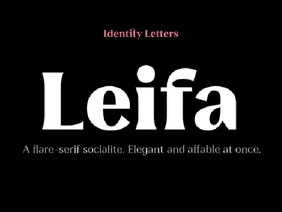 Leifa Family font