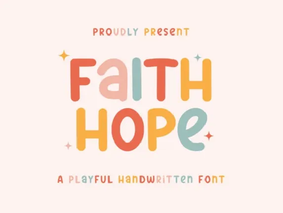 Faith Hope Display font