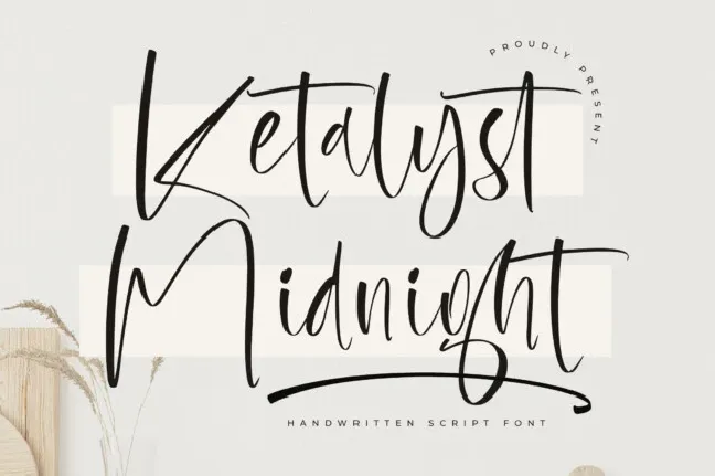 Ketalyst Midnight font