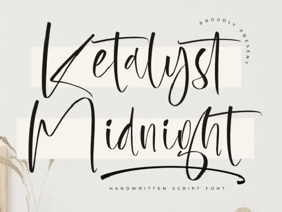 Ketalyst Midnight font