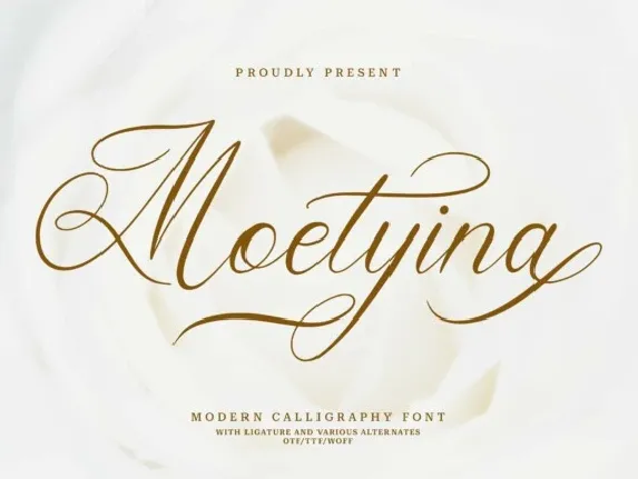 Moetyina font