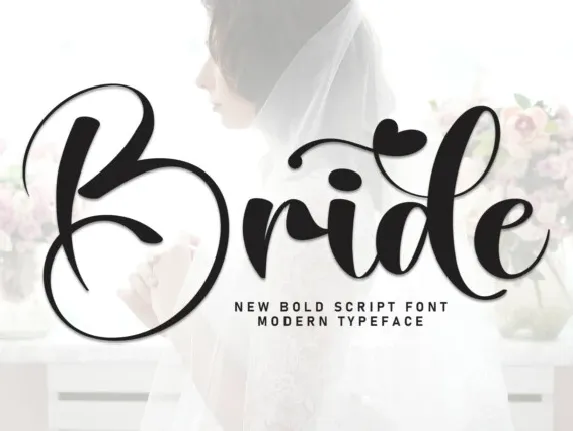 Bride Script font