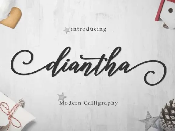 Diantha Script Free font