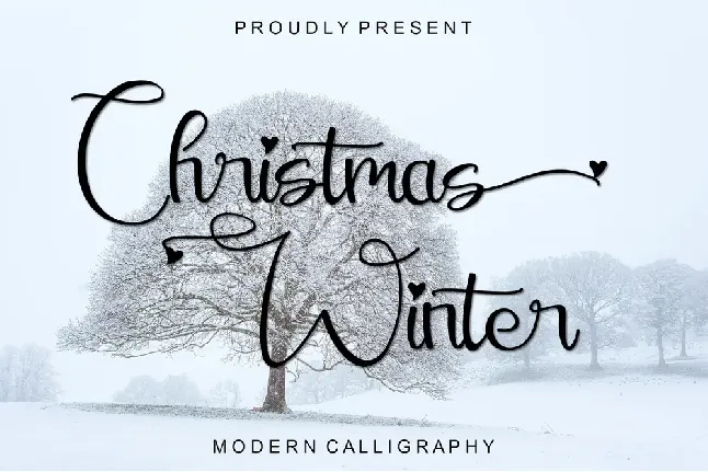 Christmas Winter font