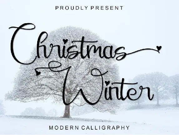 Christmas Winter font