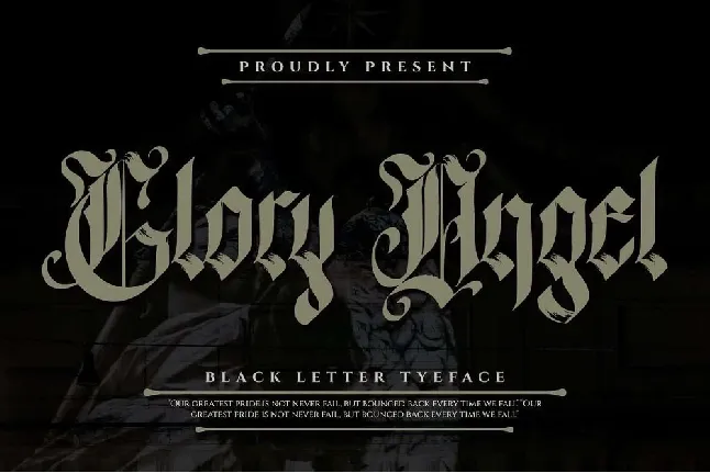 Glory Angel font