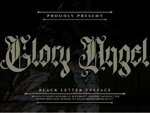 Glory Angel font