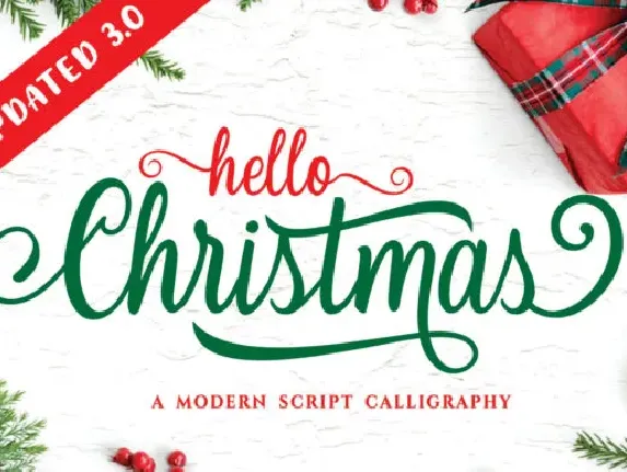 Christmas font