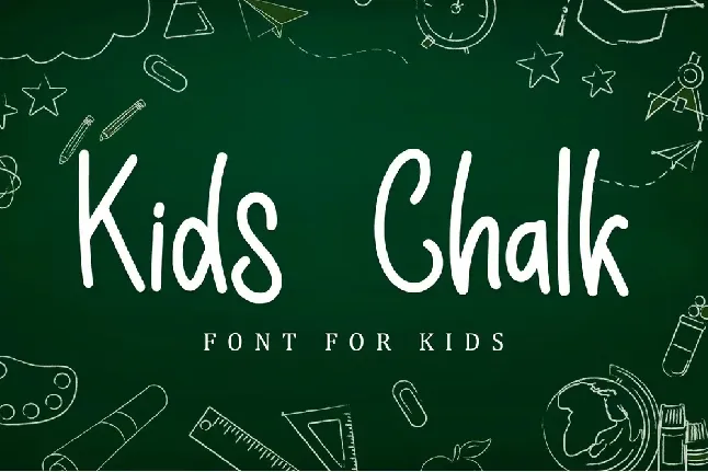 Kids Chalk - Personal Use font