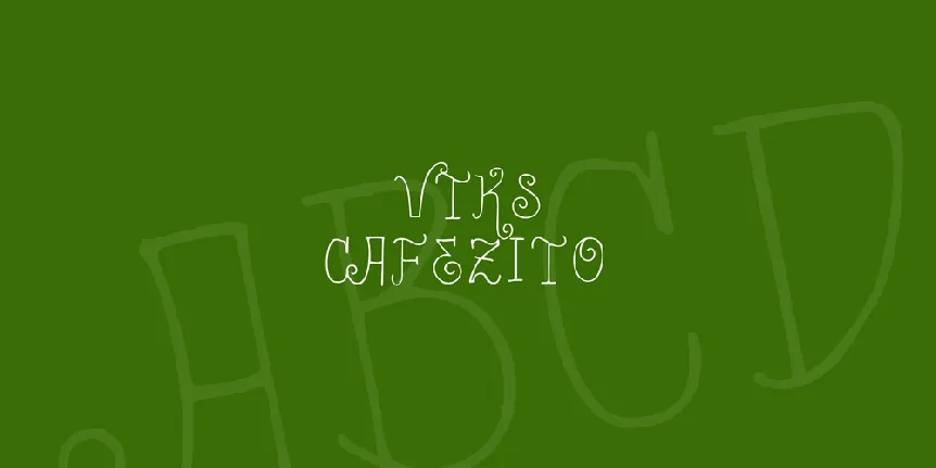 Vtks Cafezito font