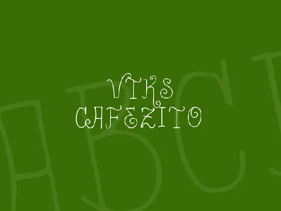 Vtks Cafezito font