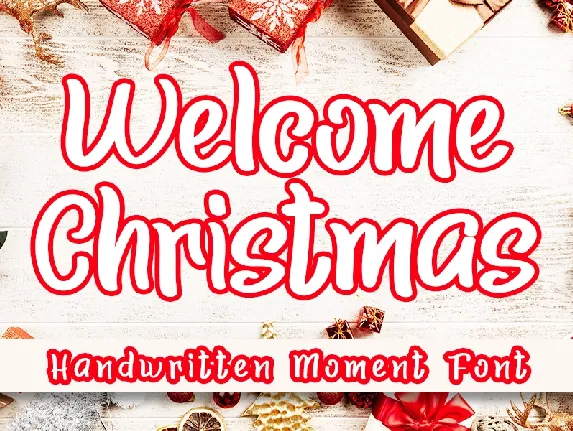 Welcome Christmas Typeface font