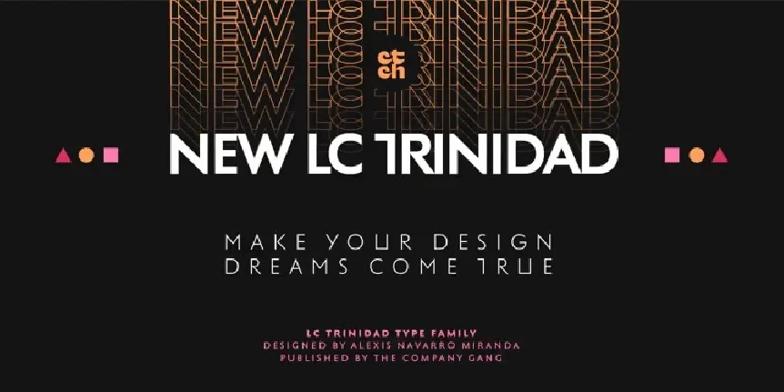 Lc Trinidad Family font