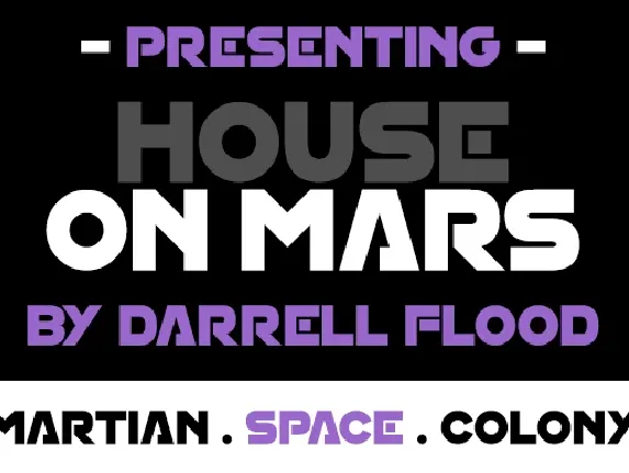 House On Mars Family font