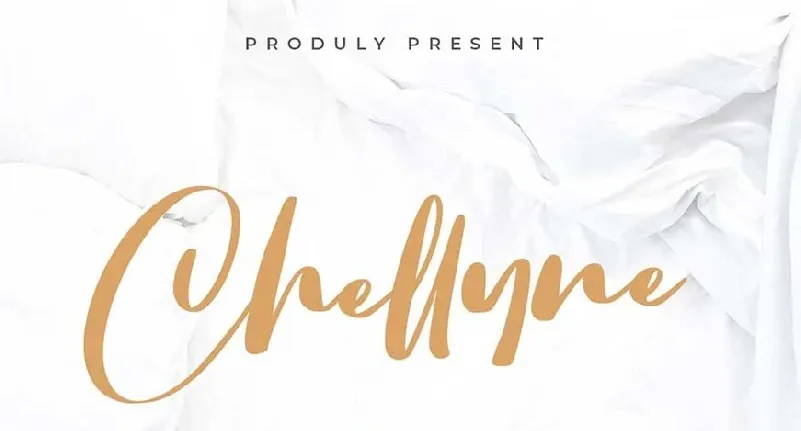 Chellyne Modern Script font