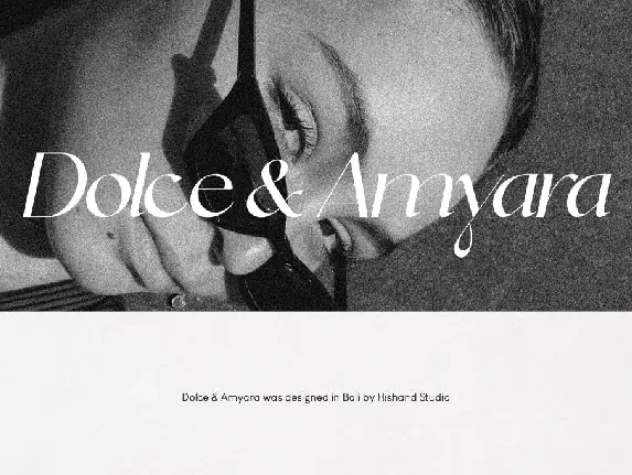 Dolce & Amyara Italic font