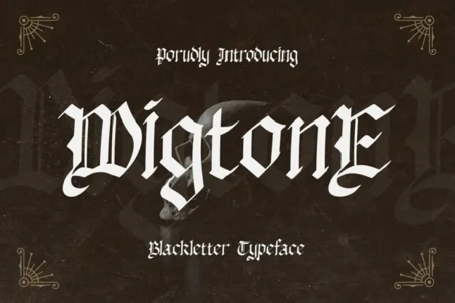 Wigtone font