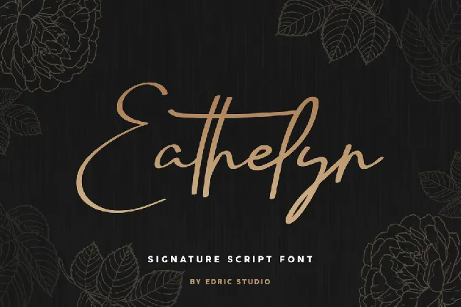 Eathelyn Demo font