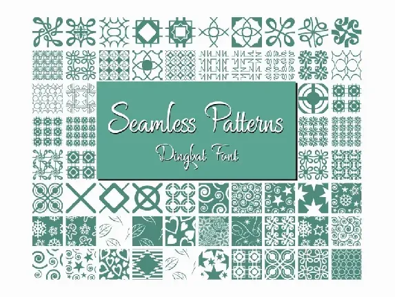 Seamless Patterns font