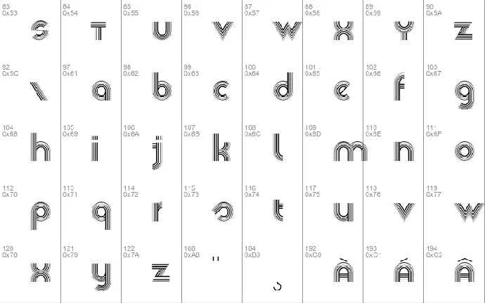 Veselka 4F font