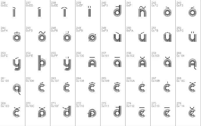 Veselka 4F font