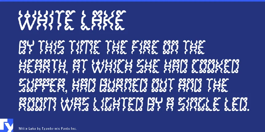 White Lake font