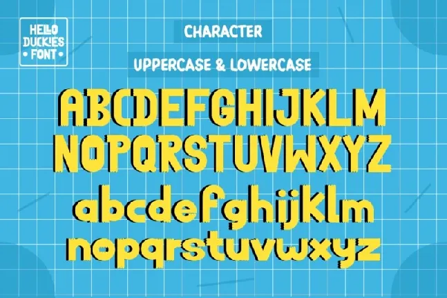 Hello Duckies font