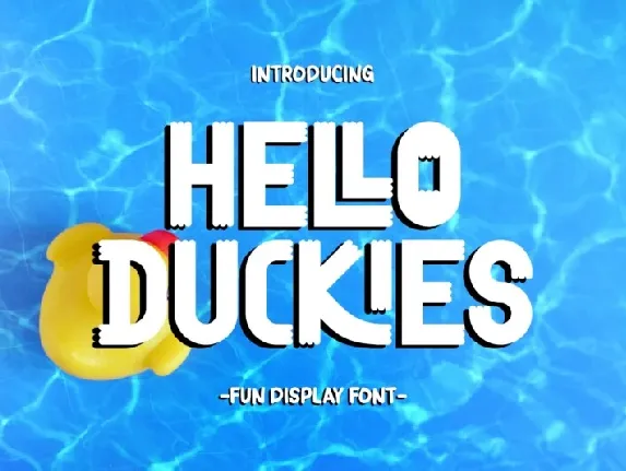 Hello Duckies font