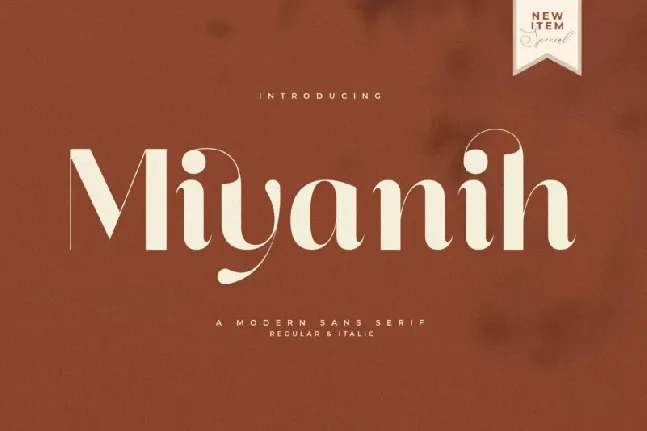 Miyanih Typeface font