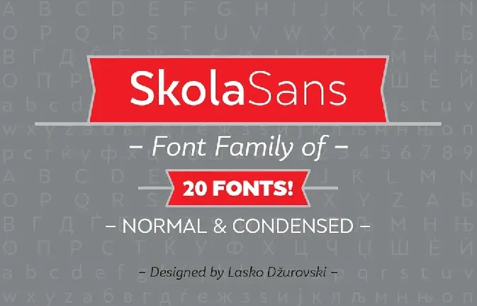 SkolaSans Family font