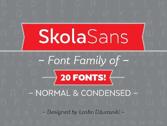 SkolaSans Family font