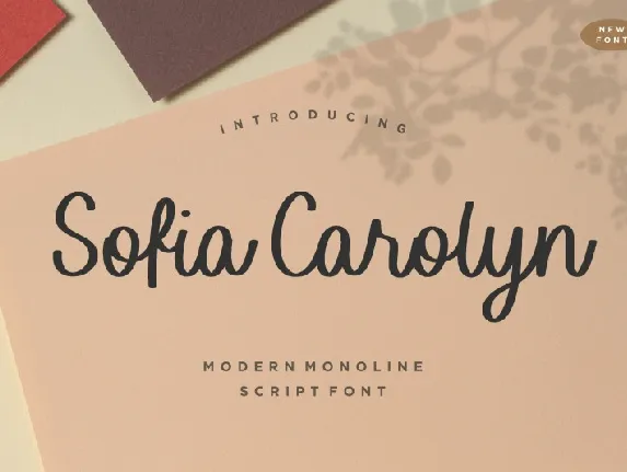 Sofia Carolyn font