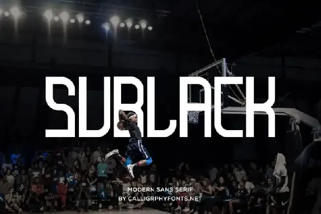 Sublack Sans Serif font