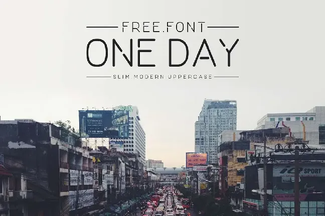 ONE DAY font