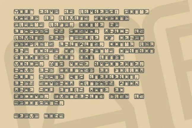 Keybinds font